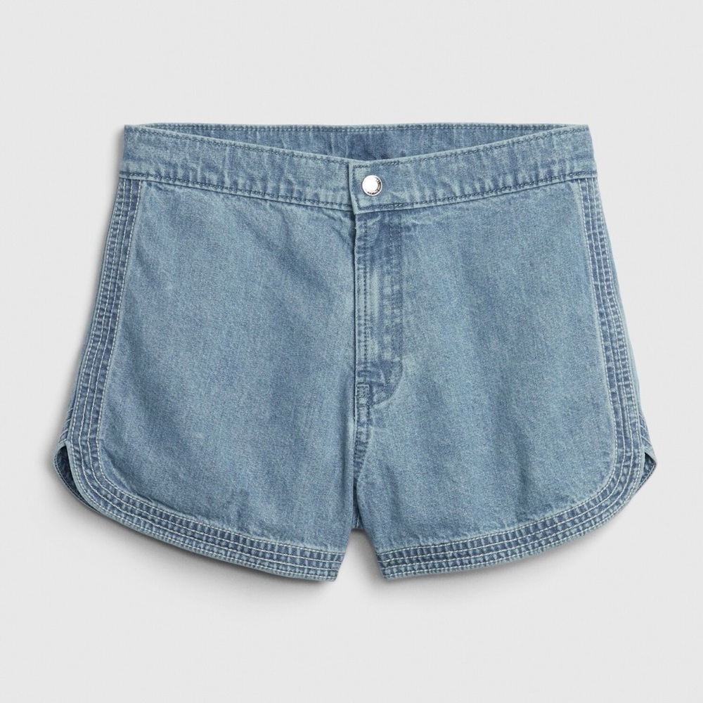GAP Retro denim track shorts Size 16